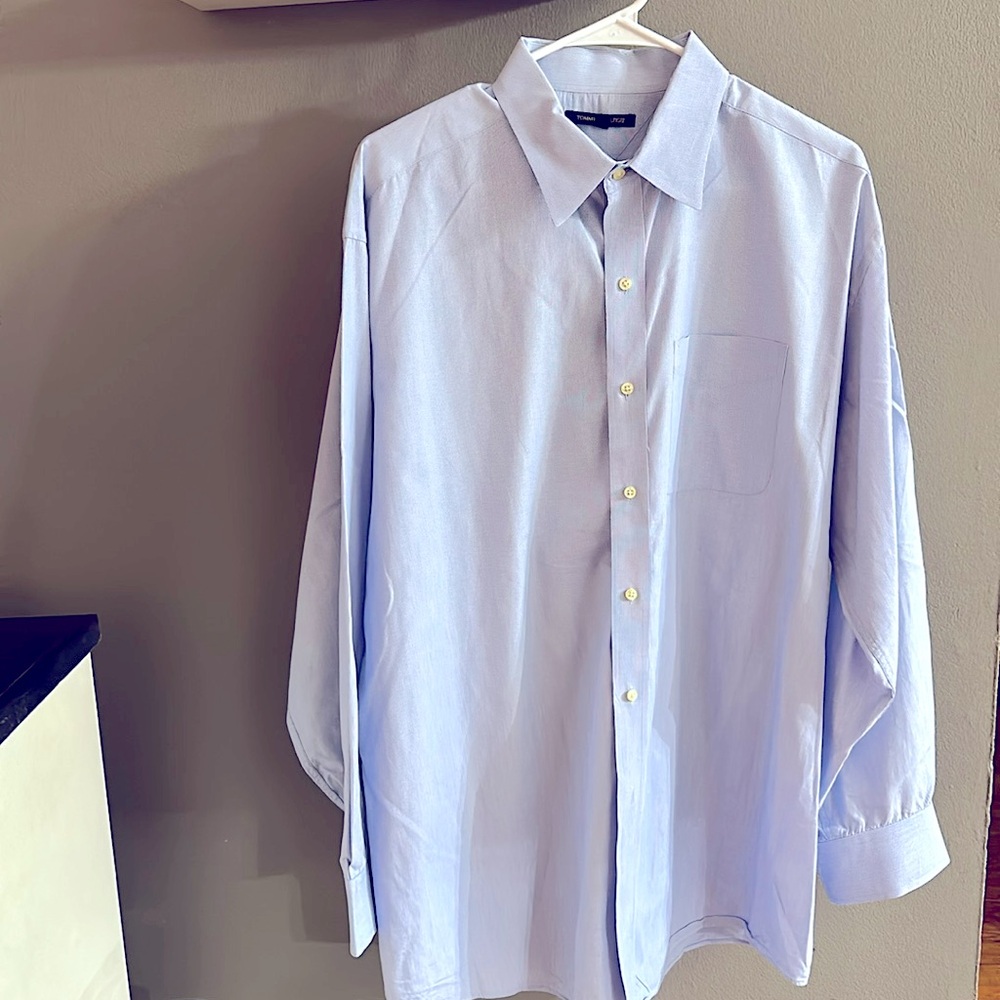TOMMY HILFIGER LONG SLEEVES BUTTON DOWN DRESS SHIRT